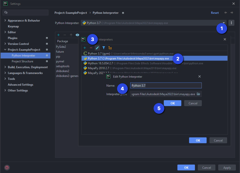 Renaming the MayaPy interpreter